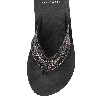 Brandy Flatform Sandal - Black