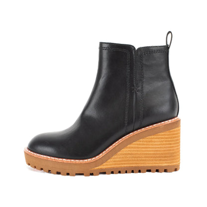 Arten Wedge Ankle Boot - Black