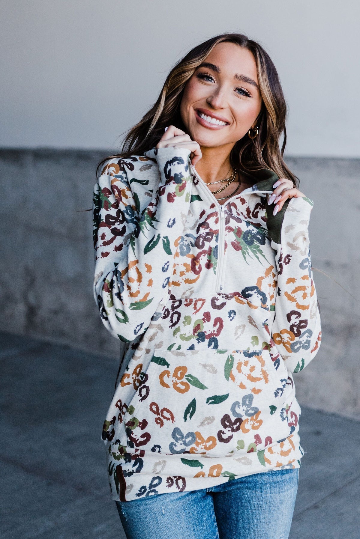 Ampersand Avenue - Halfzip Hoodie Defy Explanation