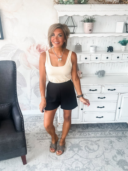 Getting In the Swing Bodysuit - Taupe