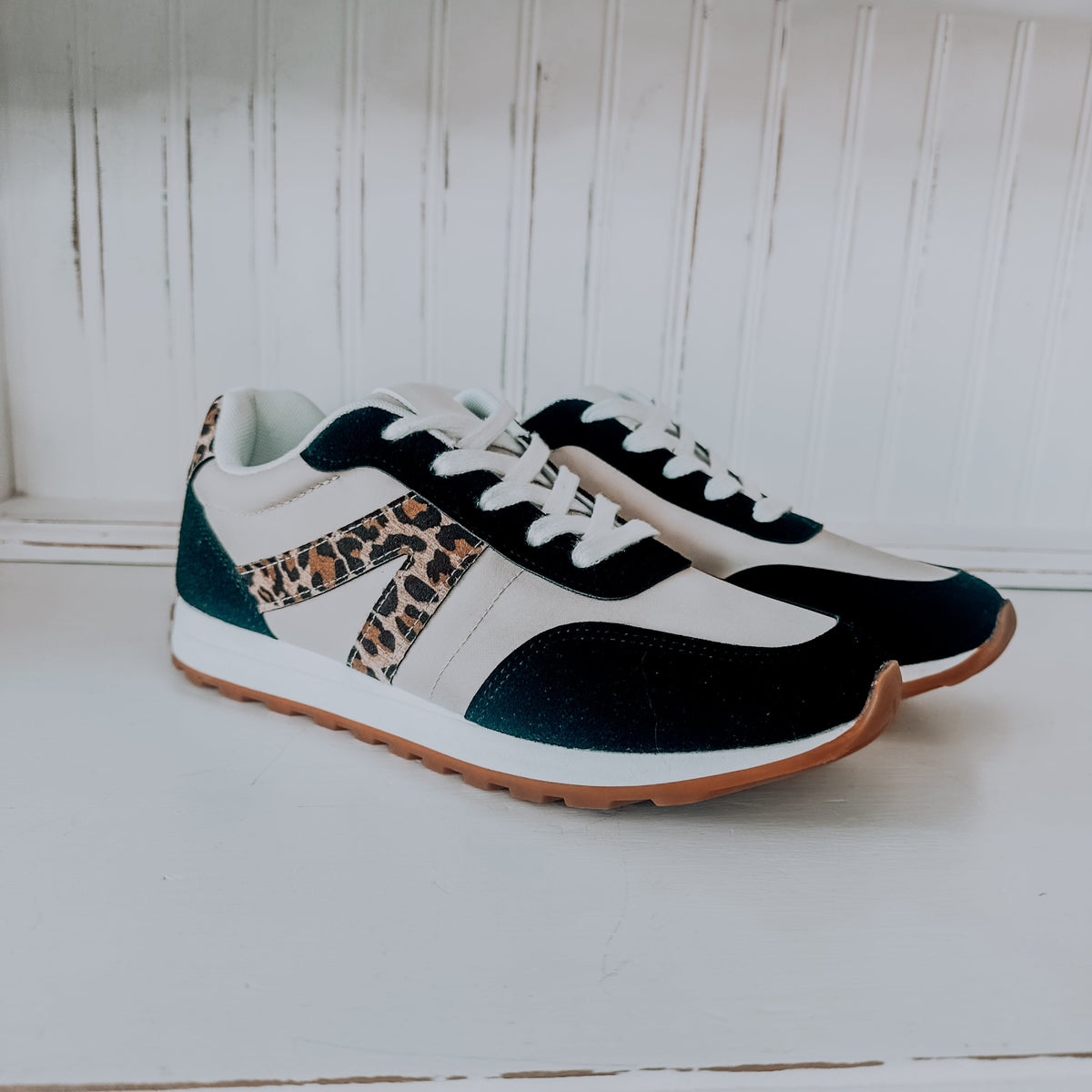 Joel Sneaker - Black Leopard