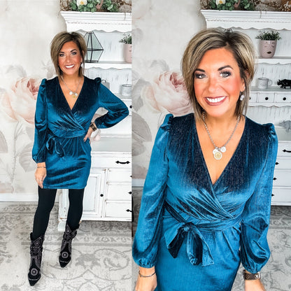 At First Sight Dress - Teal