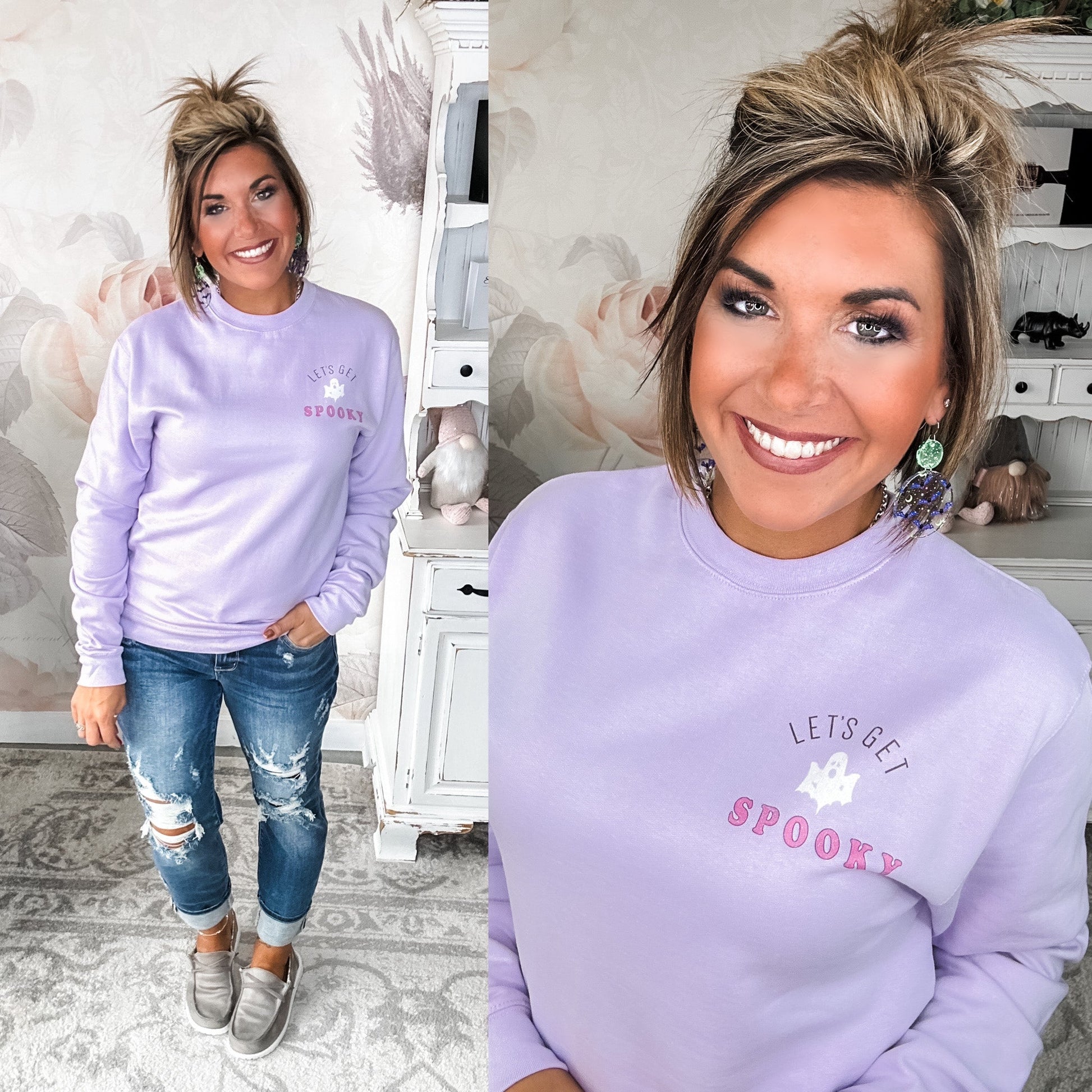 Let's Get Spooky Pullover Sweatshirt
