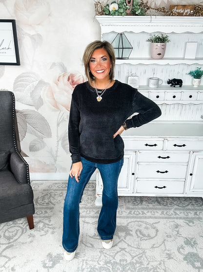 Moonlight Mixer Sweater - Black