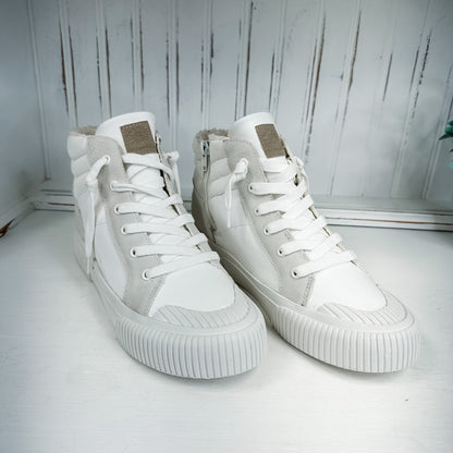 Gaston High-Top Sneaker - Ivory