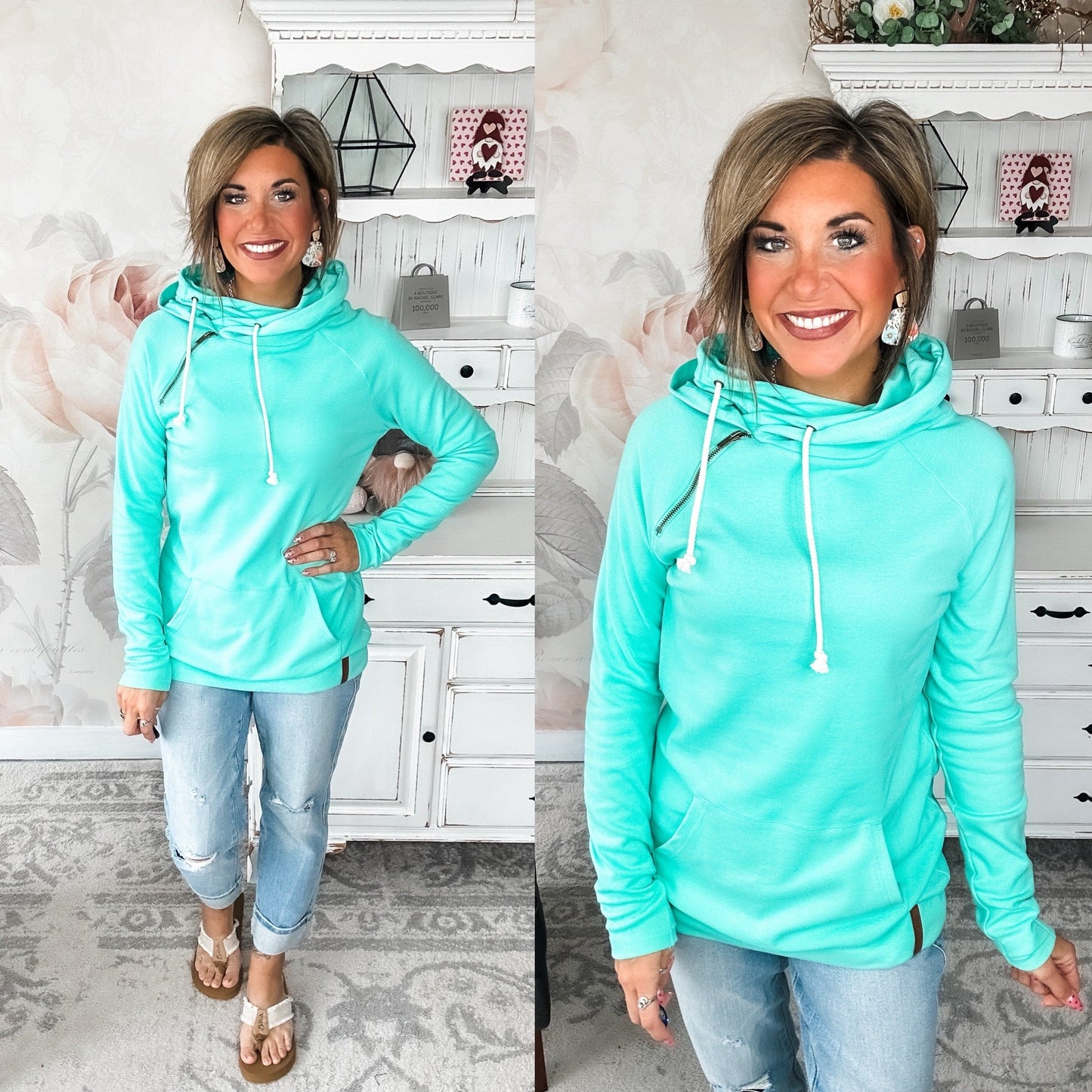 Ampersand Avenue - Doublehood™ Sweatshirt - Aqua