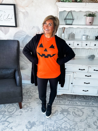 Face the Truth Hooded Open Front Sweater Cardigan