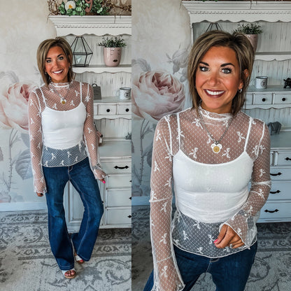 All Your Perfects Mesh Top - Off White