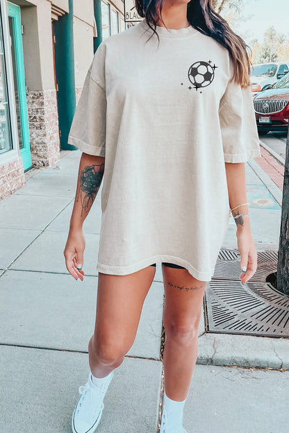 Busy Raising Ballers Soccer Graphic Tee