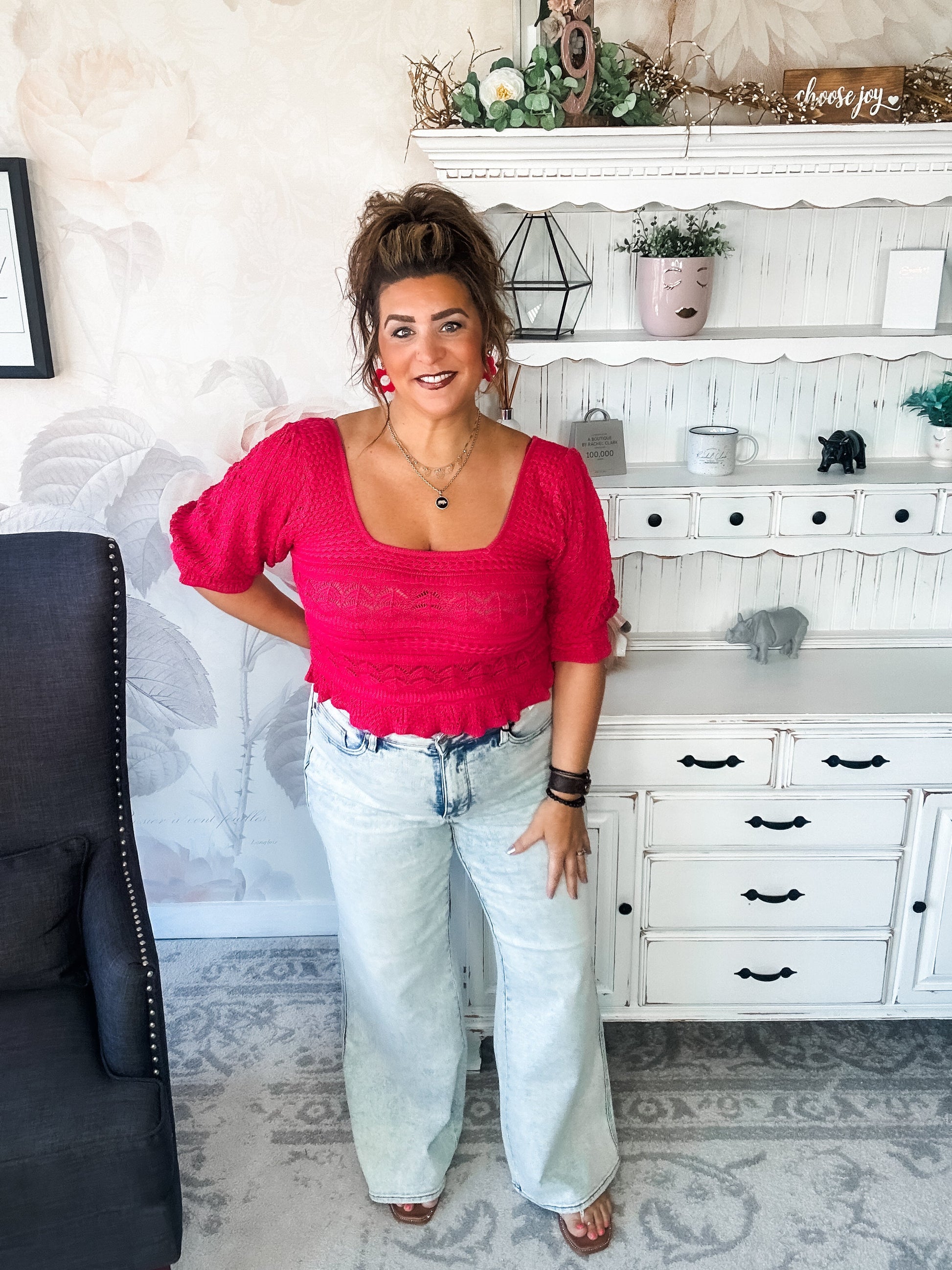Feel You Fallin' Crochet Top