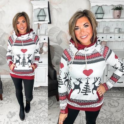 Ampersand Avenue - Doublehood™ Sweatshirt - Winter Wonderland