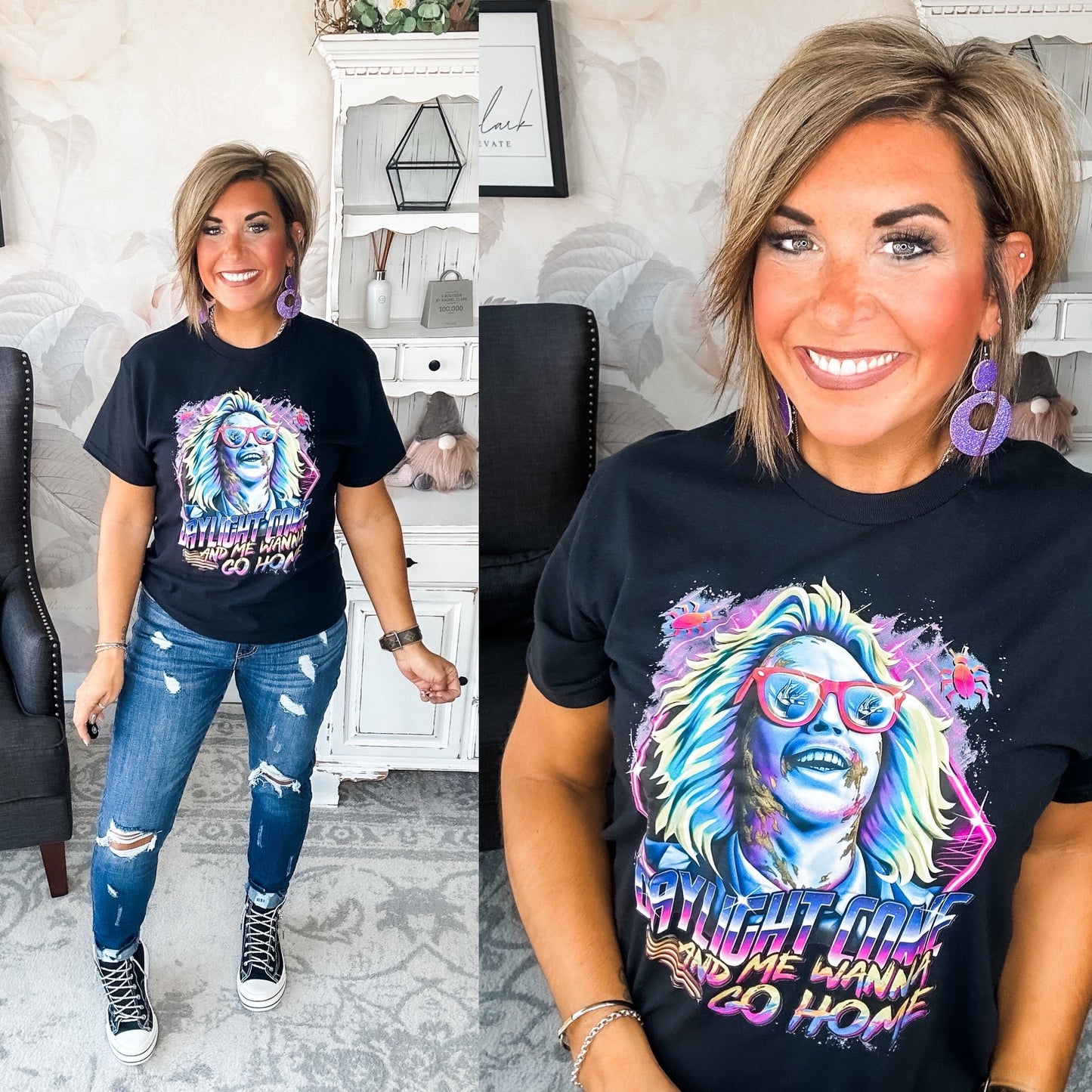 Daylight Come & Me Wanna Go Home Graphic Tee