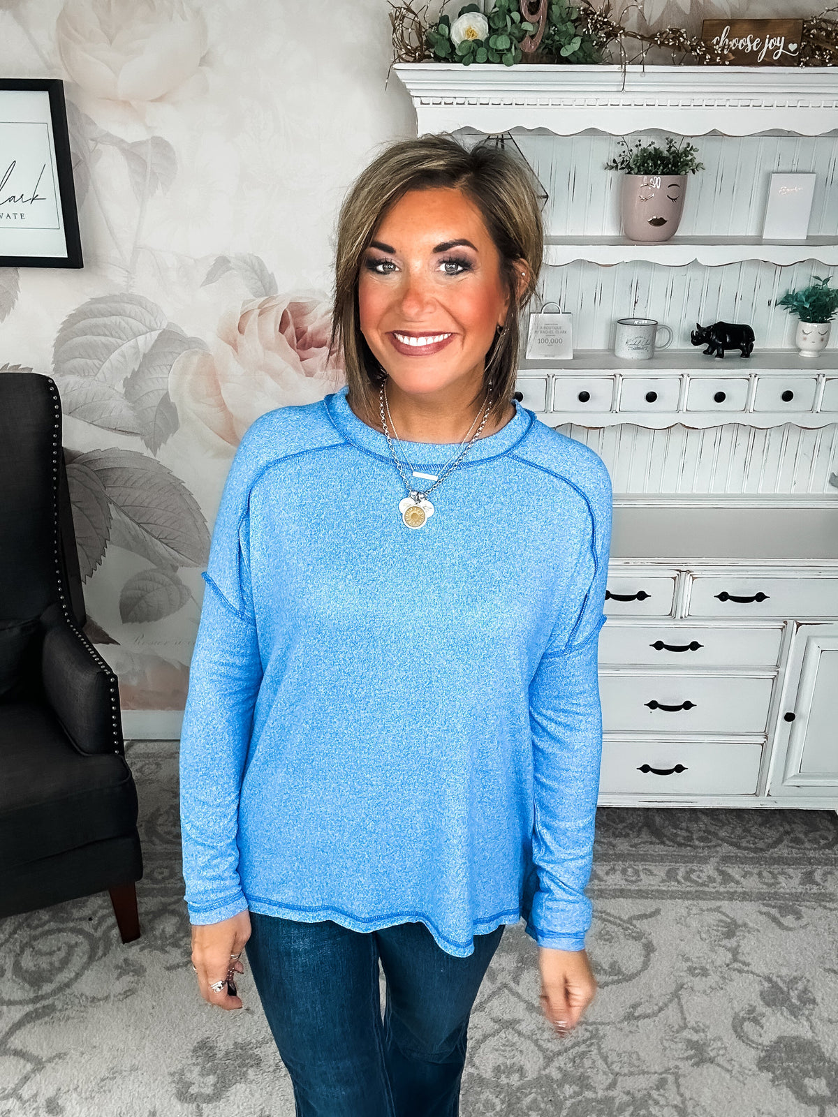 Midnight Mover Pullover - Ocean Blue