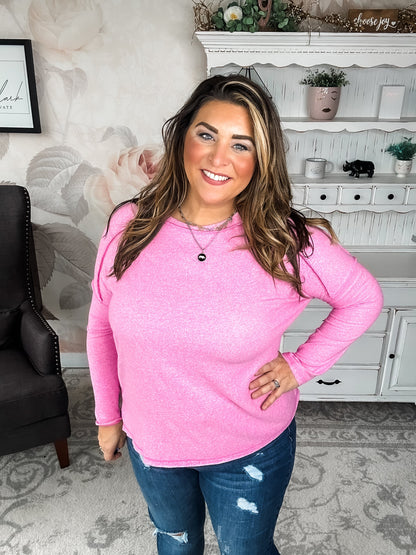 Midnight Mover Pullover - Candy Pink