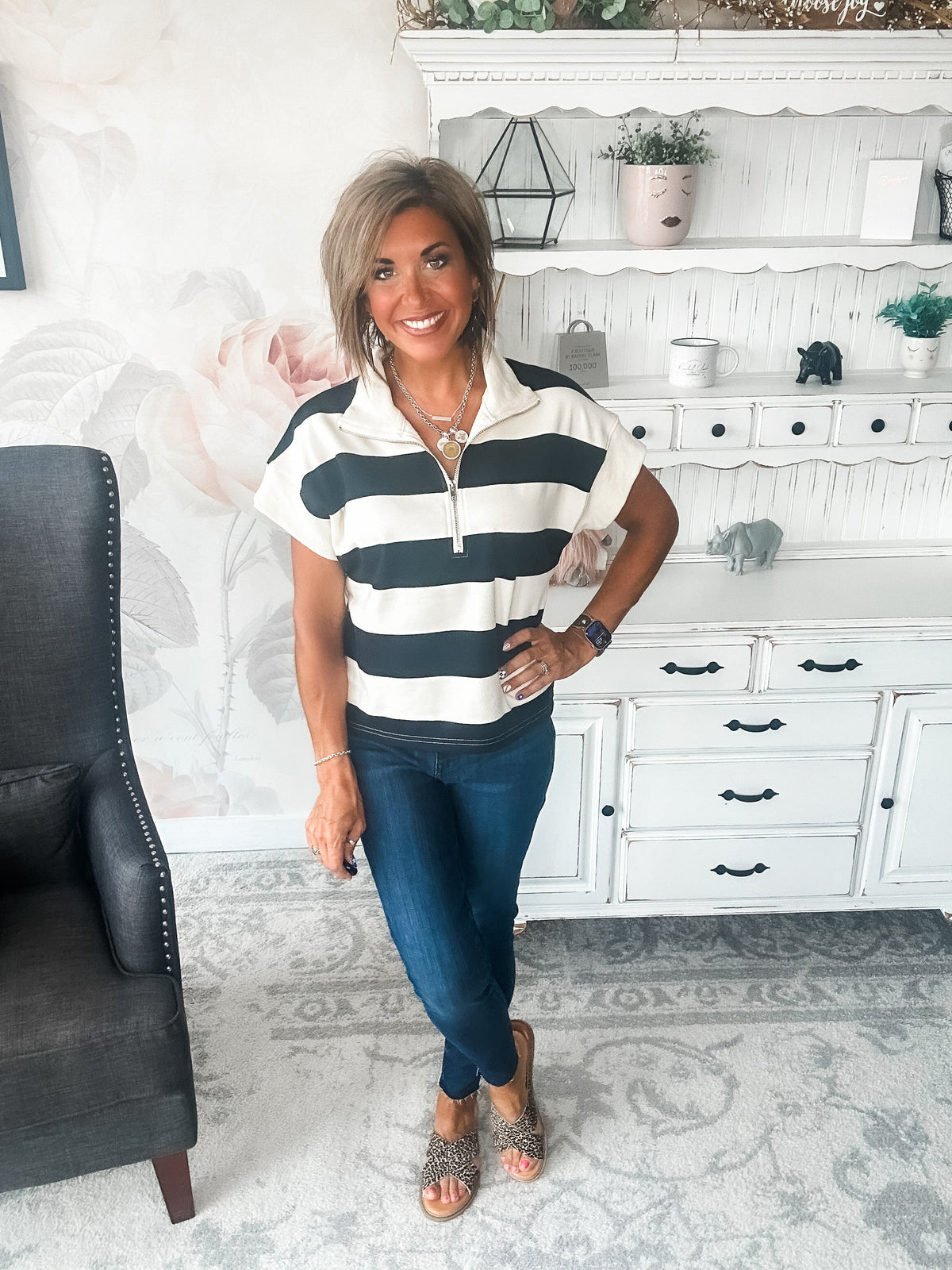 Hope Floats Quarter Zip Sweater