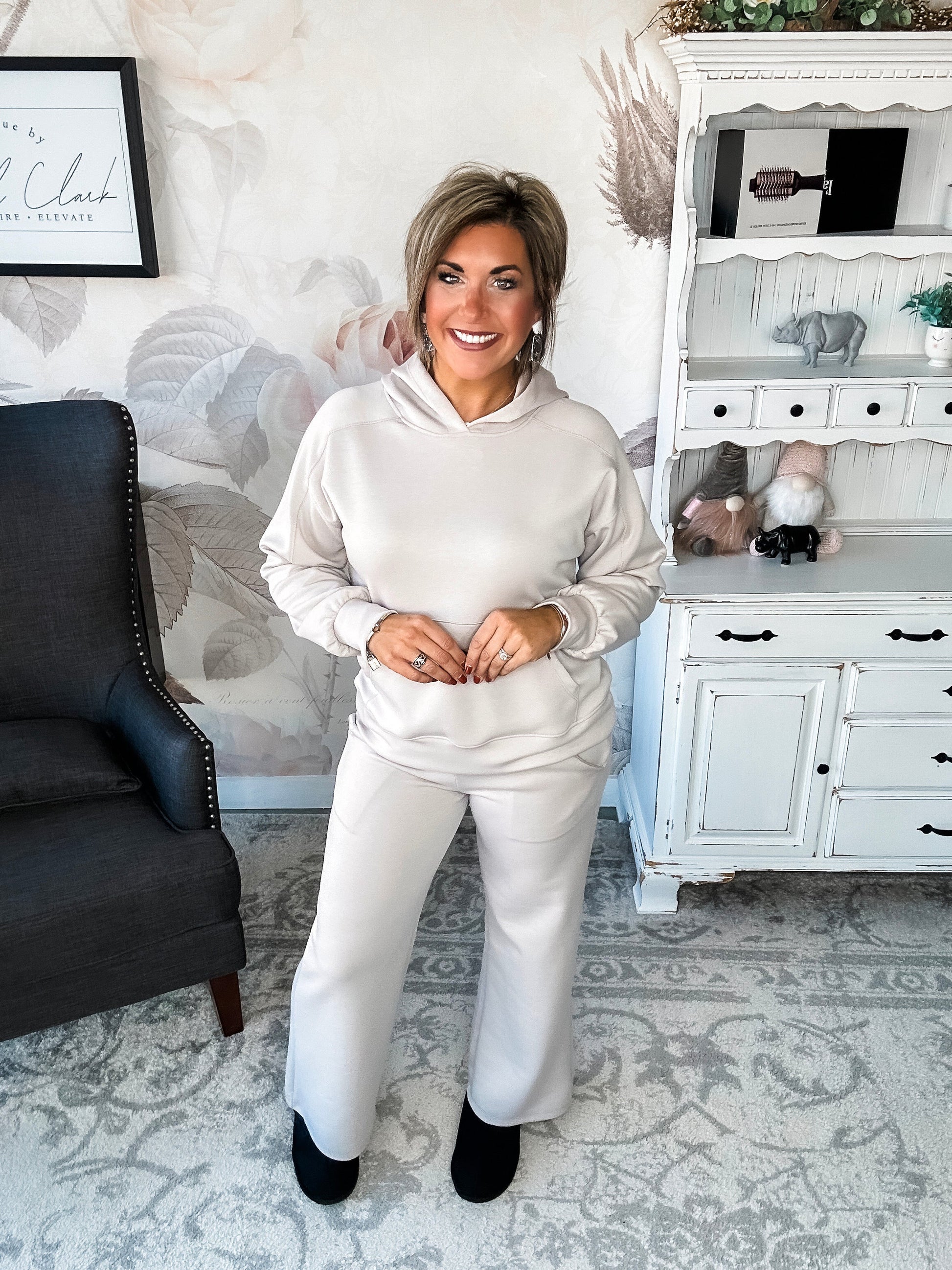 Charmed On The Weekend Hoodie - Grey