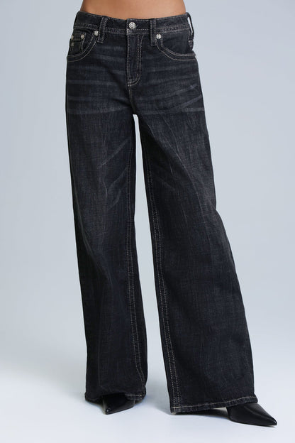 Covet Baggy Wide Jeans