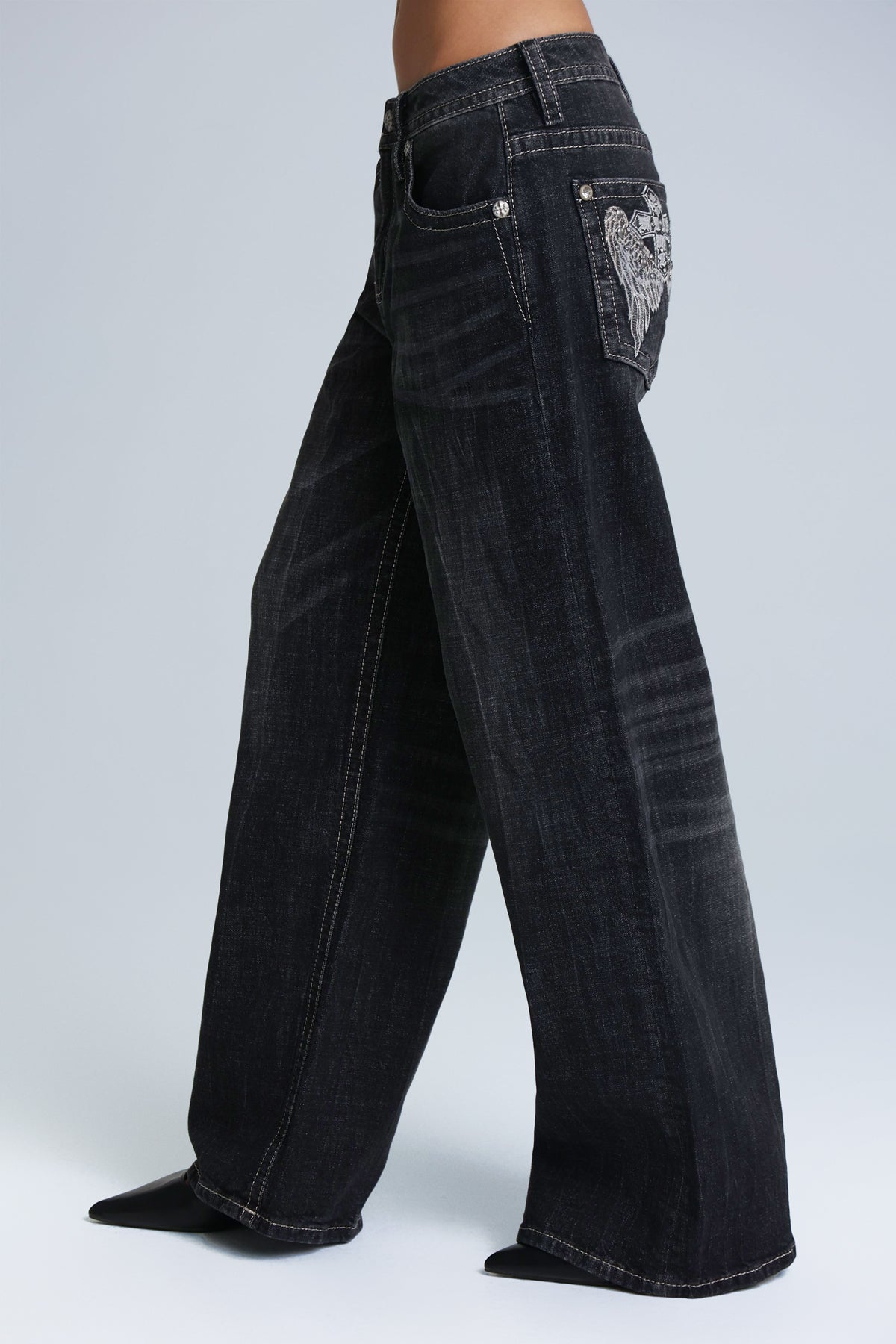 Covet Baggy Wide Jeans