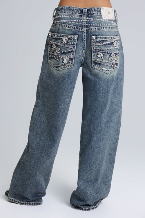 Chamber Low Rise Baggy Jeans