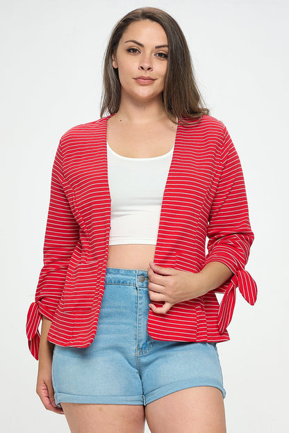 Hearts on Fire Knit Blazer