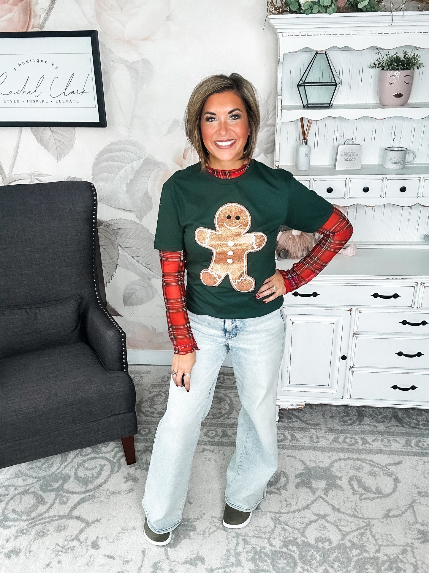 Glitter Gingy Graphic Tee