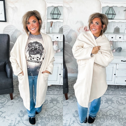 Happiness Awaits Oversized Cardigan