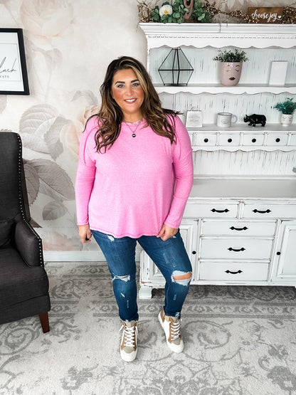 Midnight Mover Pullover - Candy Pink