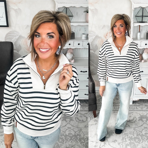 Ampersand Avenue Zip Sweater - Risk Taker