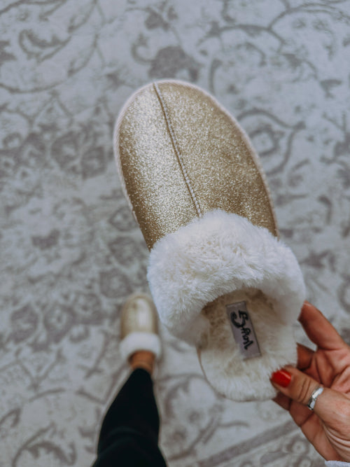 Deidre - Champagne Slipper