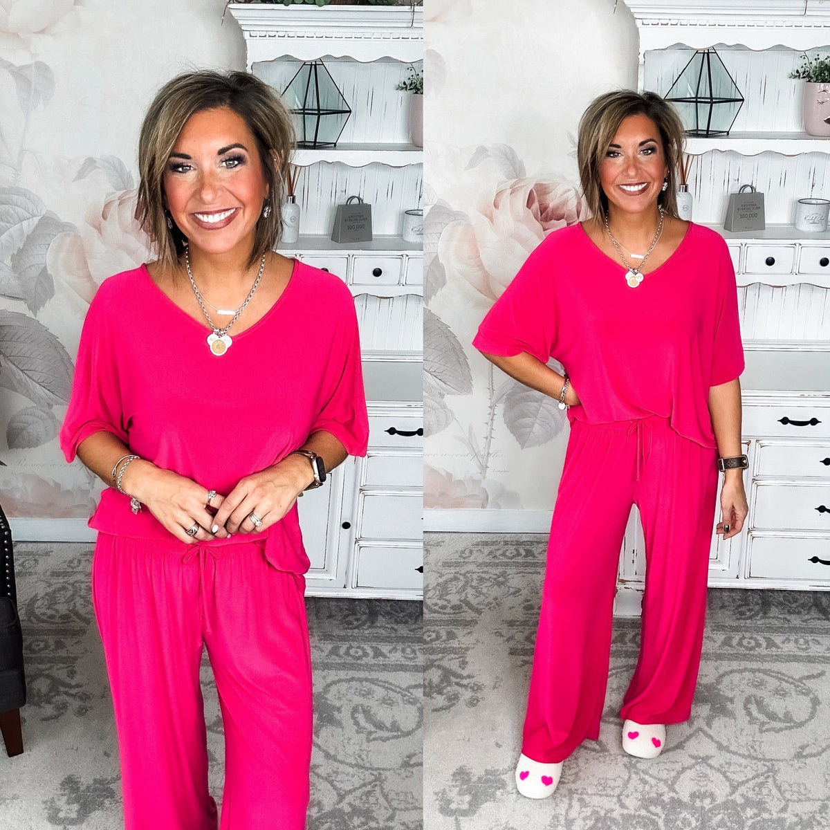 Deserve The Best Set - Fuchsia
