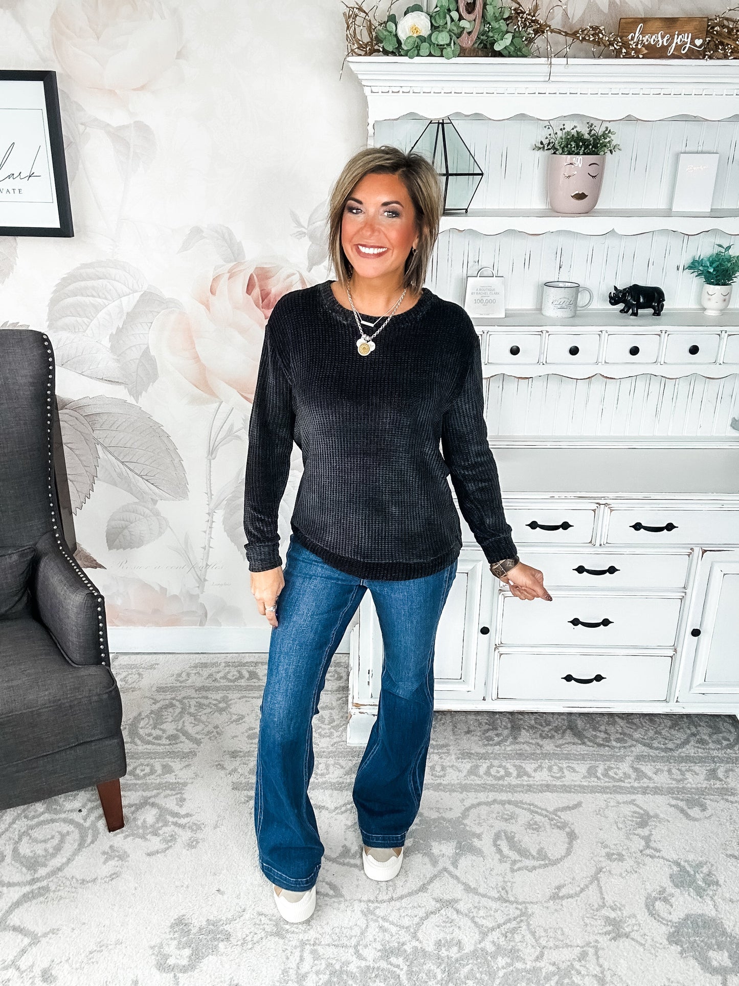 Moonlight Mixer Sweater - Black