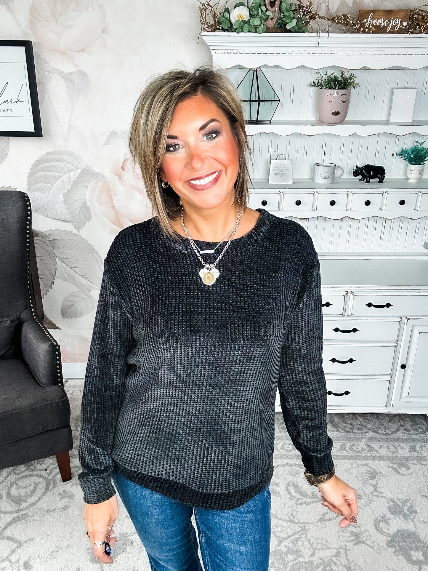 Moonlight Mixer Sweater - Black