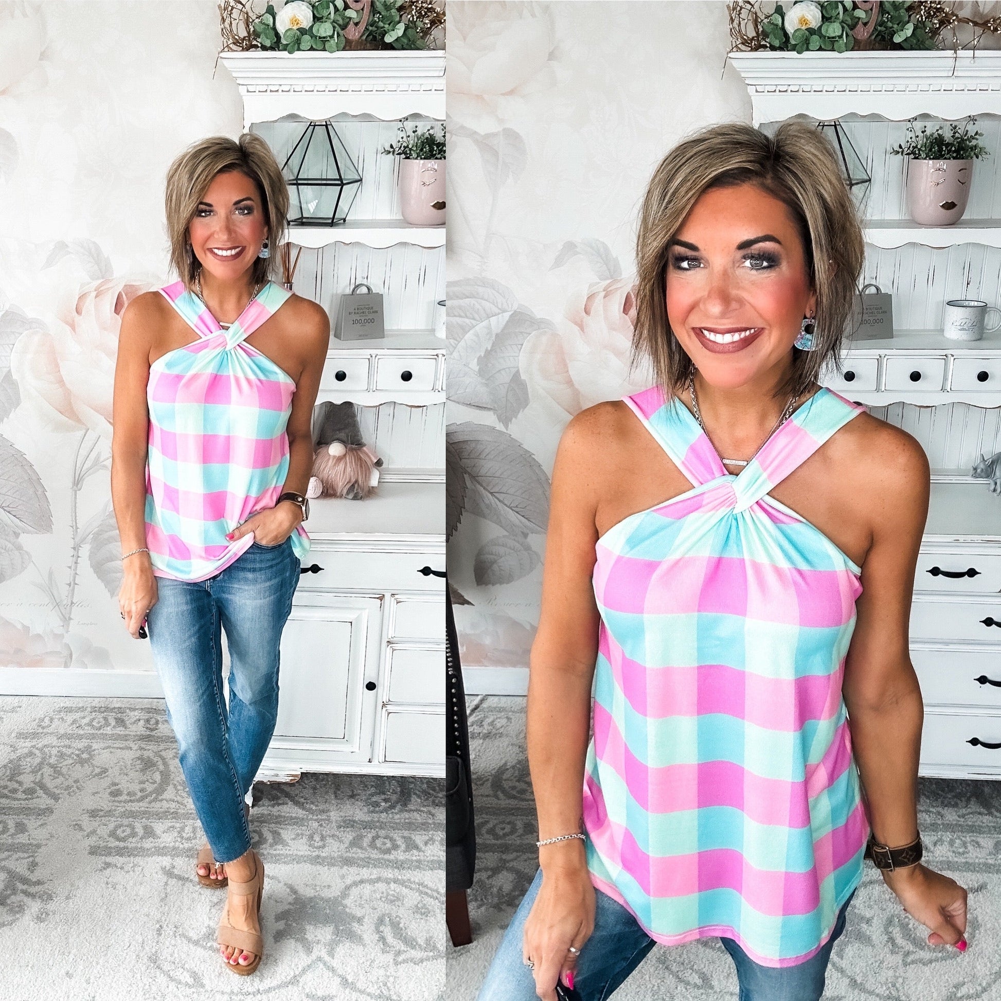As You Feel It Halter Tank