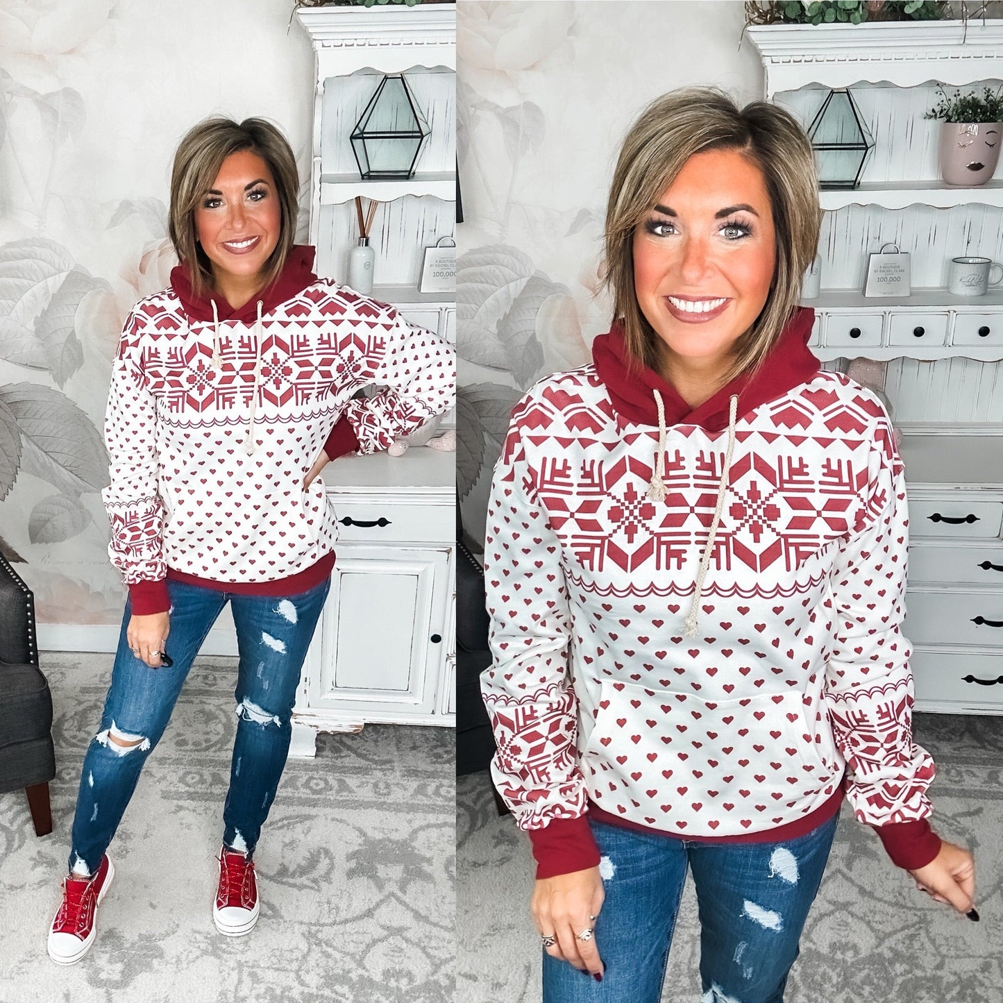 Ampersand Avenue University Hoodie - Home For The Holidays