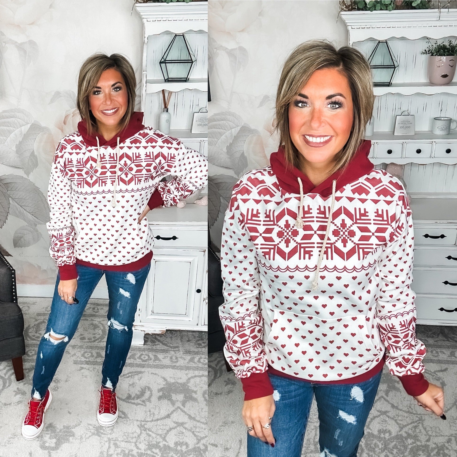 Ampersand Avenue University Hoodie - Home For The Holidays