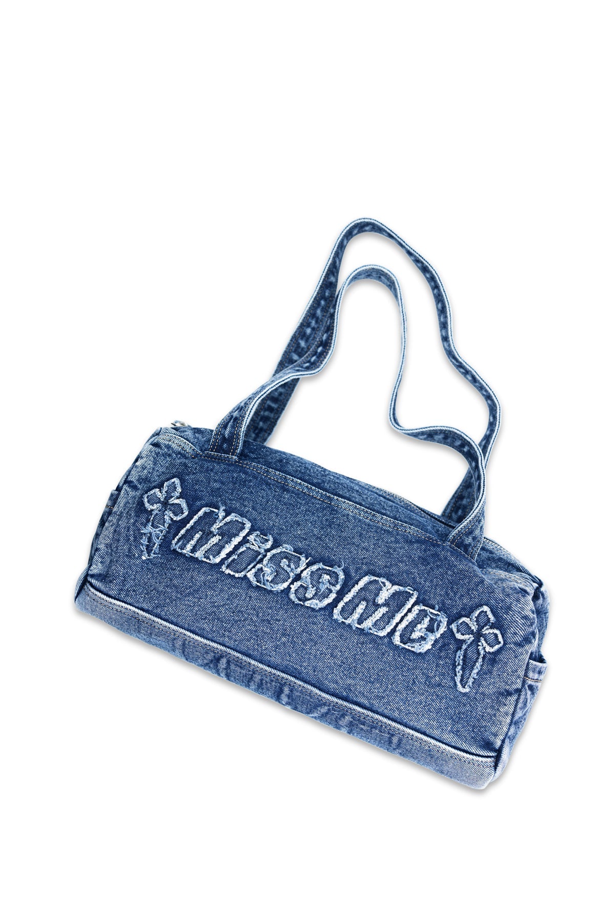 Denim Mini Duffle Bag