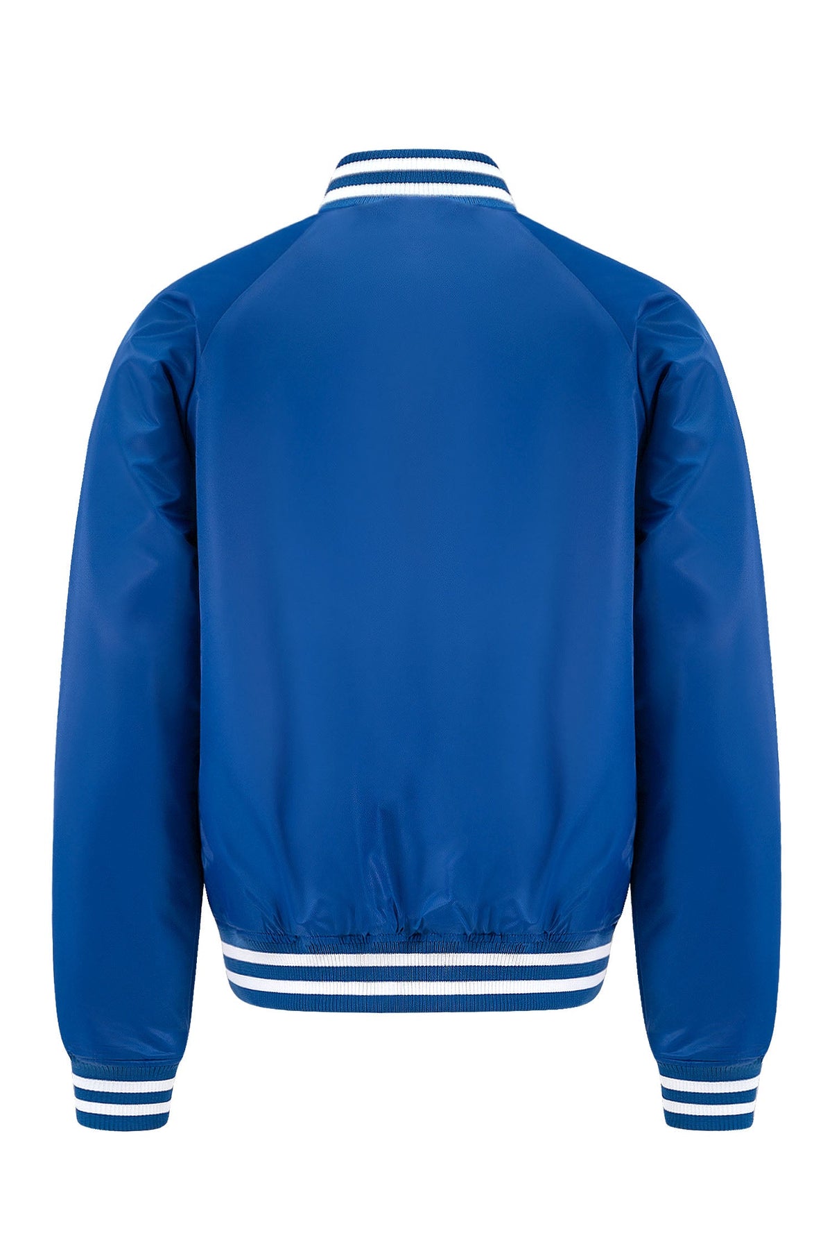 Men's Essential Solid Snap Button Varsity Jacket