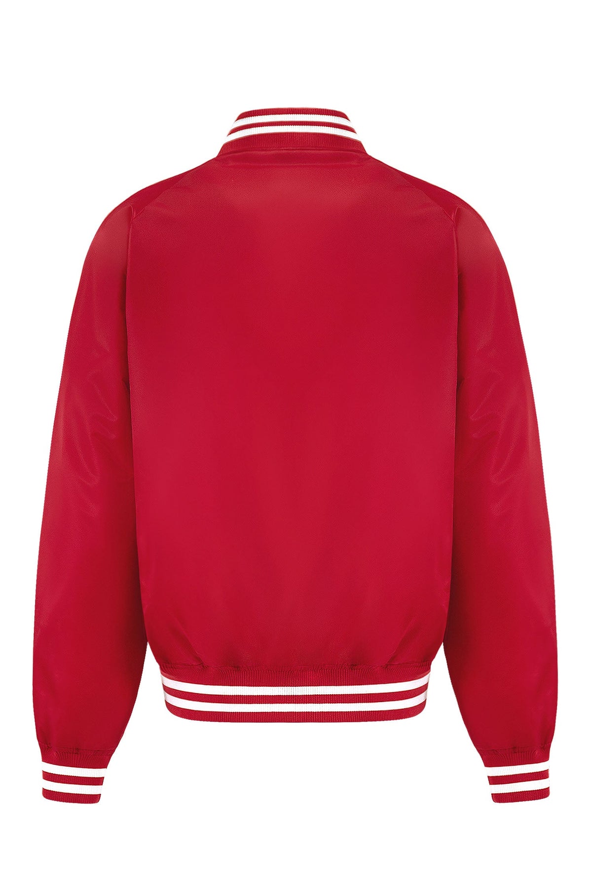 Men's Essential Solid Snap Button Varsity Jacket