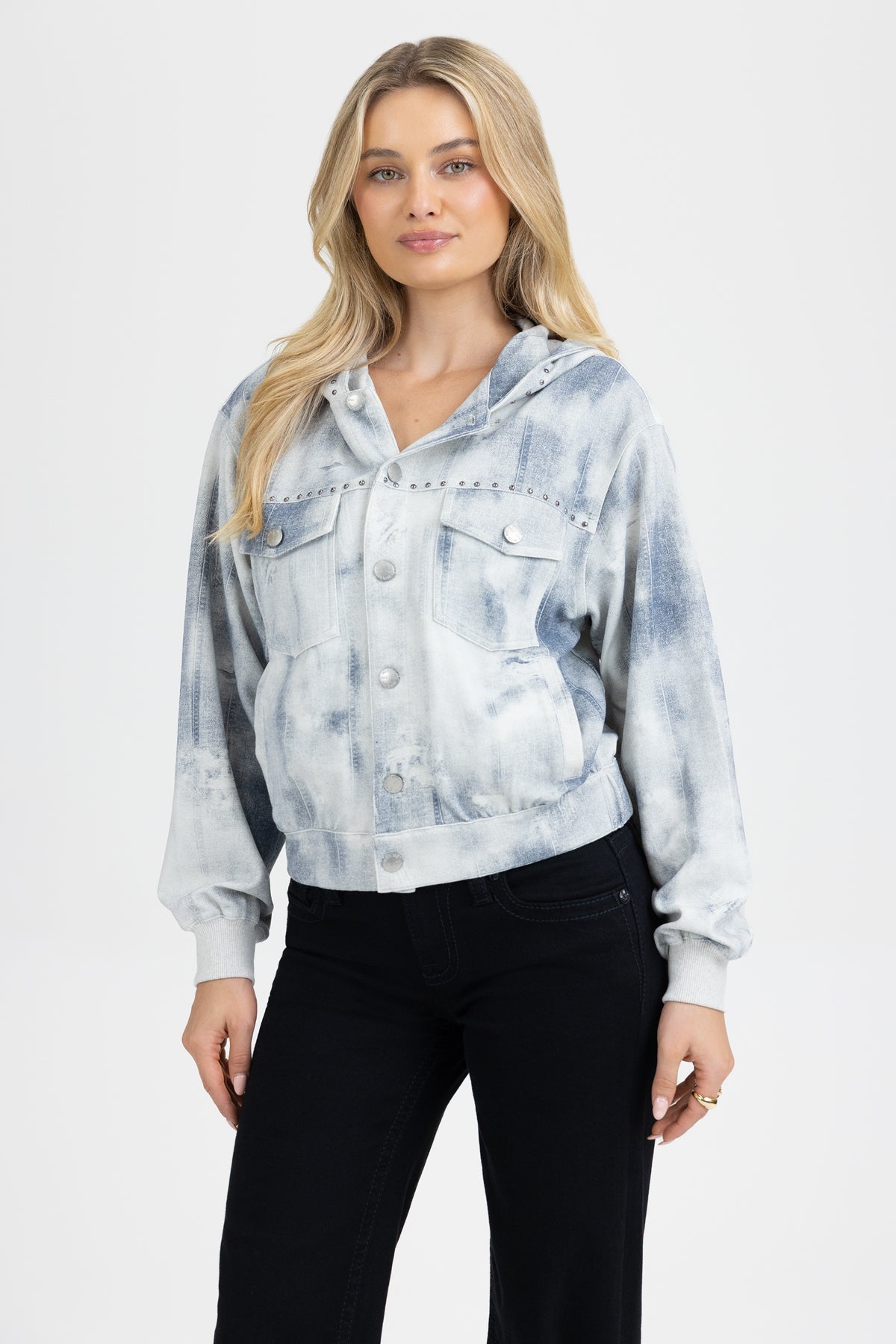 Dyed Buttoned Jacket