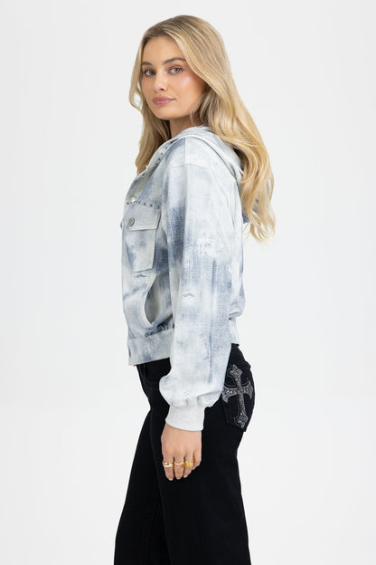 Dyed Buttoned Jacket
