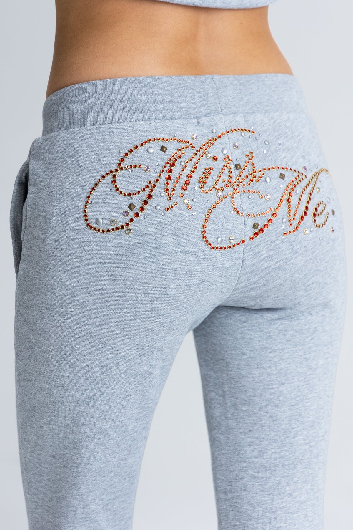 Strobe Rhinestone Sweatpants