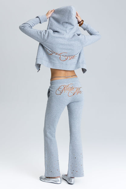 Strobe Rhinestone Sweatpants