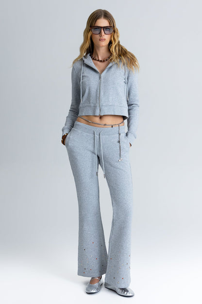 Strobe Rhinestone Sweatpants