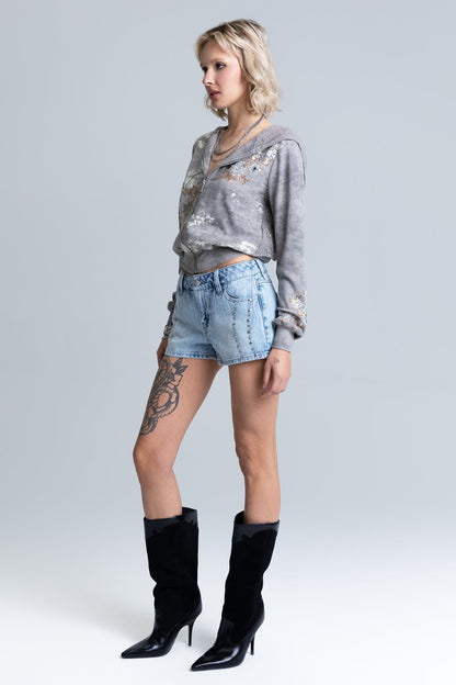 Briella Studded Shorts
