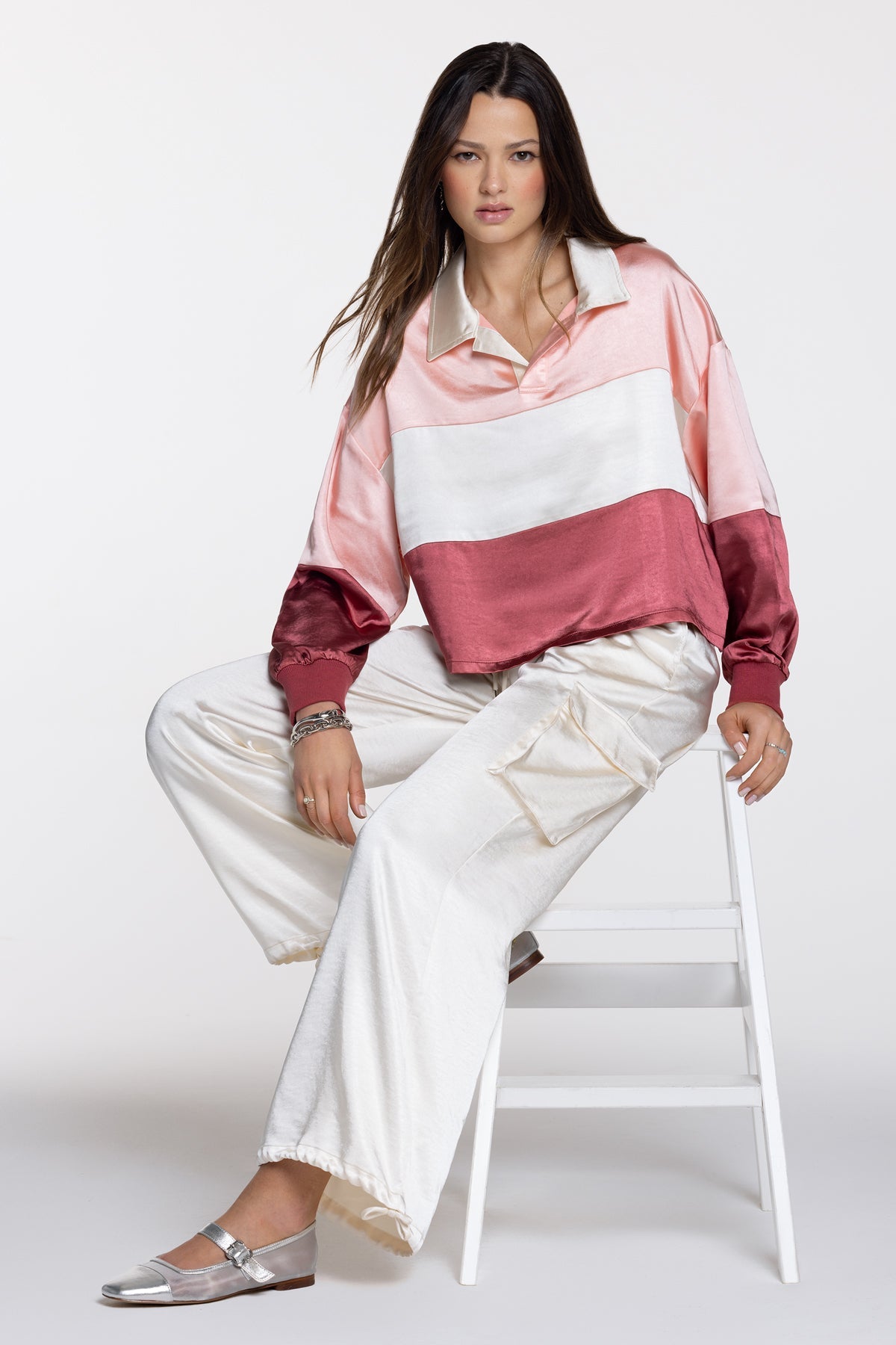 Naveah Satin Top