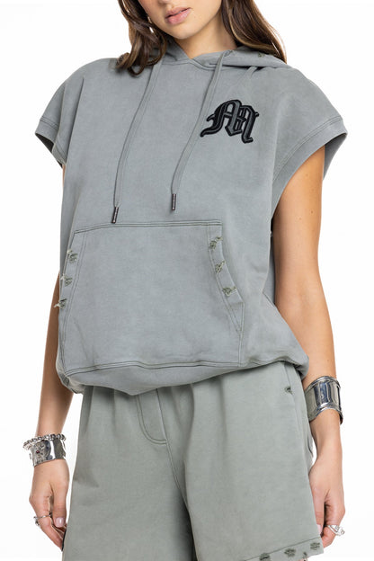Aubrie Sleeveless Hoodie