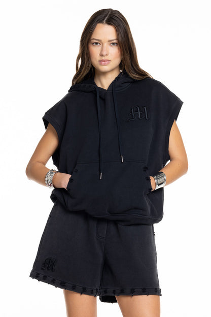 Aubrie Sleeveless Hoodie
