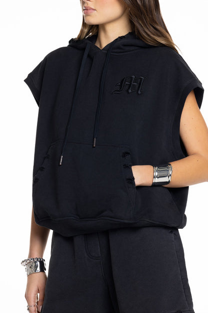 Aubrie Sleeveless Hoodie