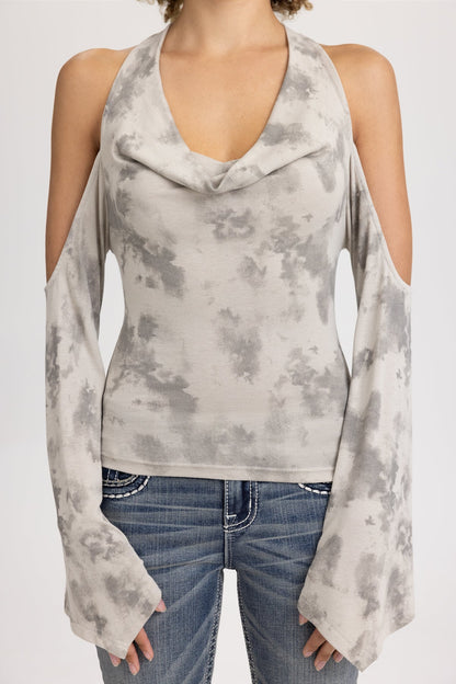 Dextra Sleeved Halter Top