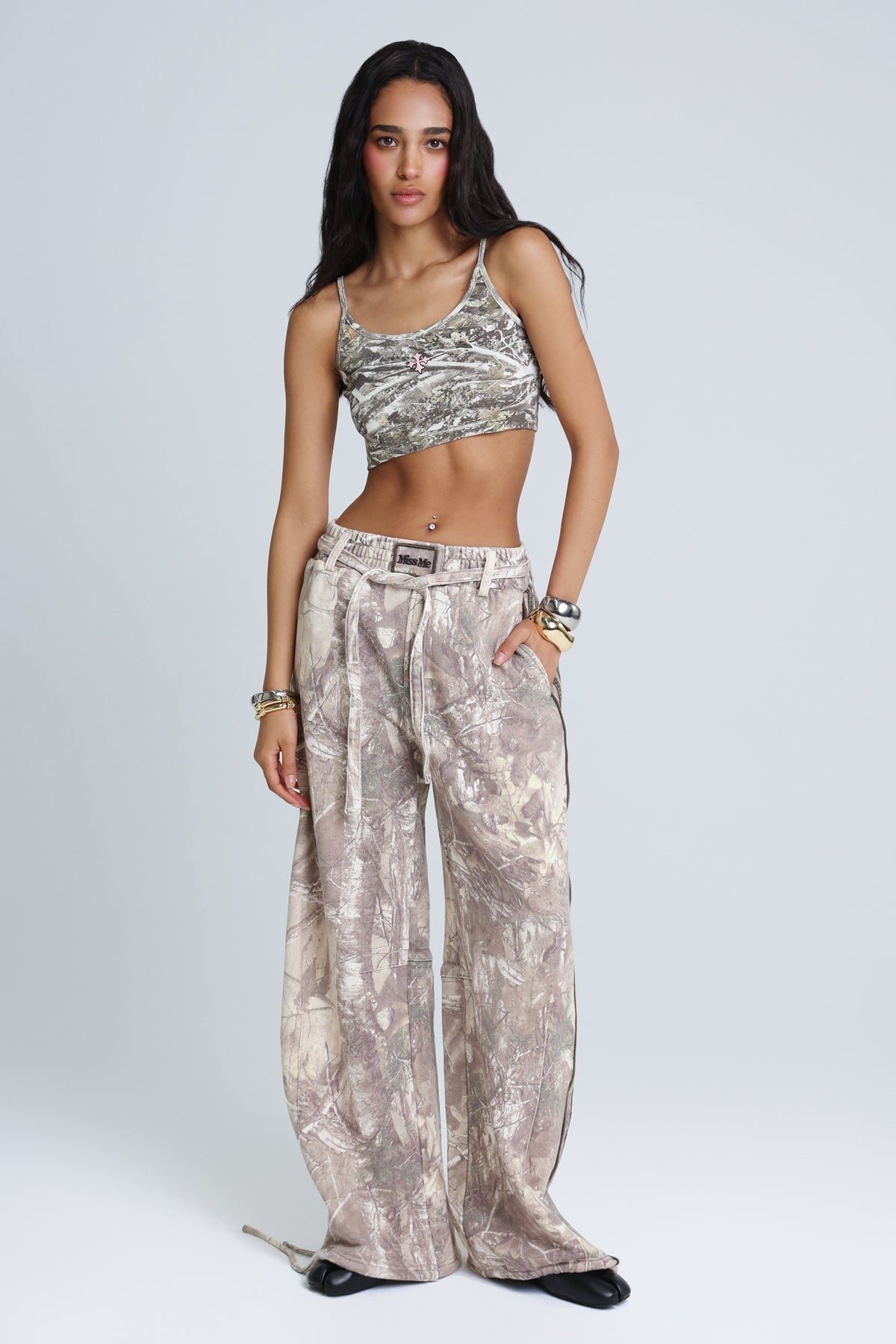 Cadet Camo Cropped Cami